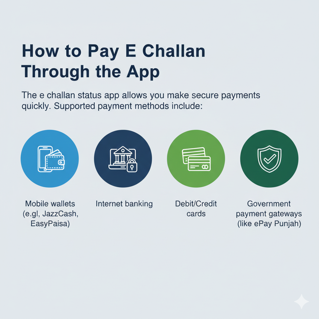 E Challan Status App check