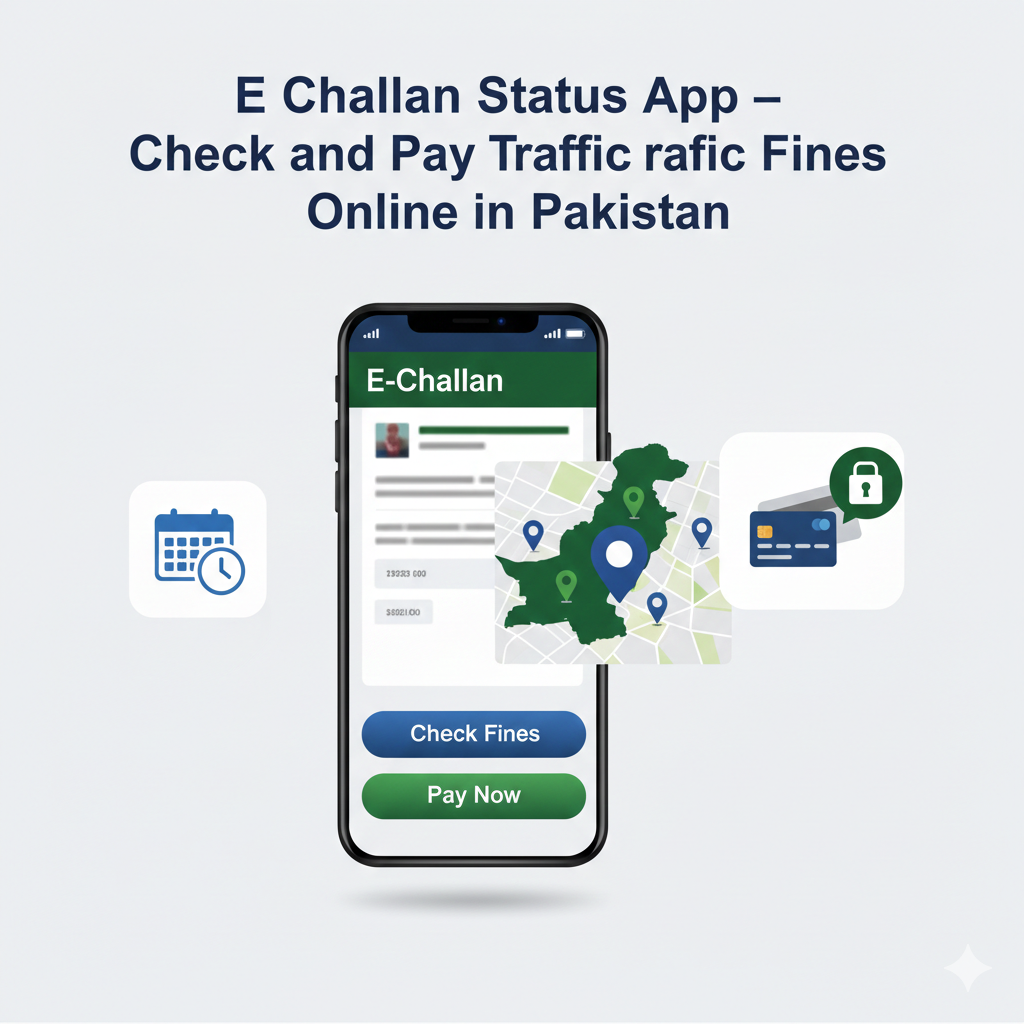 E Challan Status App – Check and Pay Traffic Fines Online in Pakistan