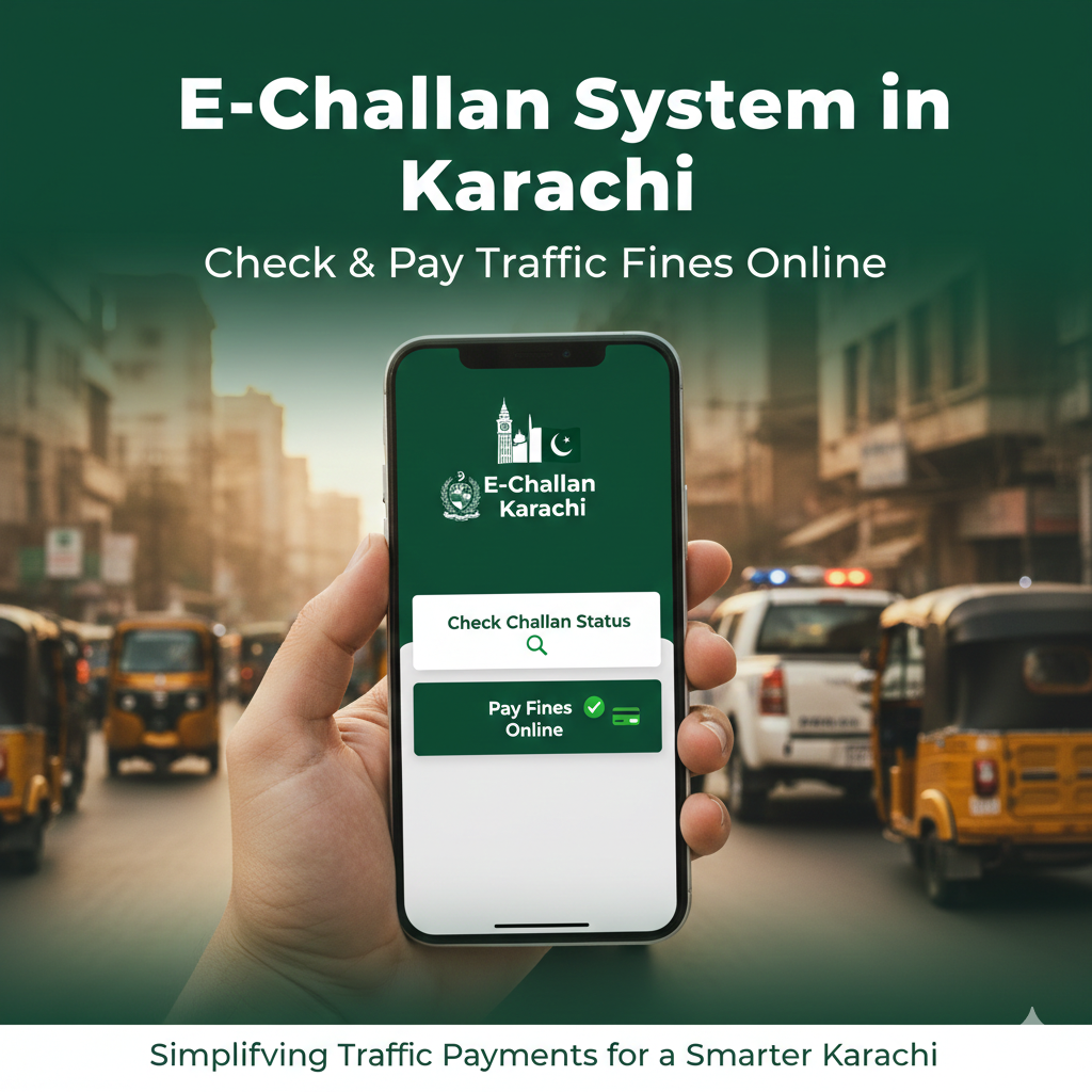 E Challan System in Karachi – Check & Pay Traffic Fines Online