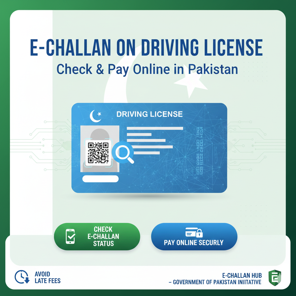 E Challan on Driving License – Check & Pay Online in Pakistan