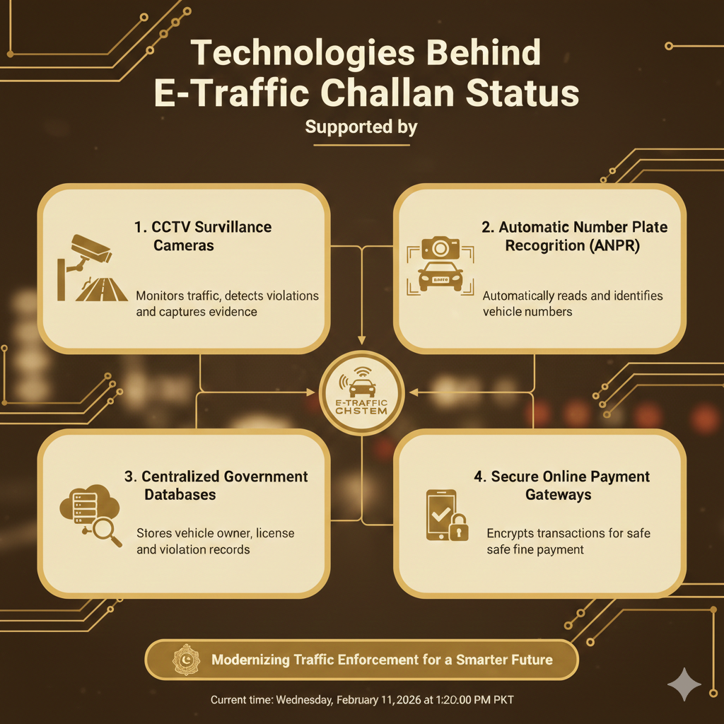 E Traffic Challan Status Pakistan