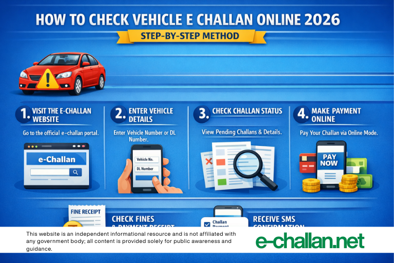 How to Check Vehicle E Challan Online 2026