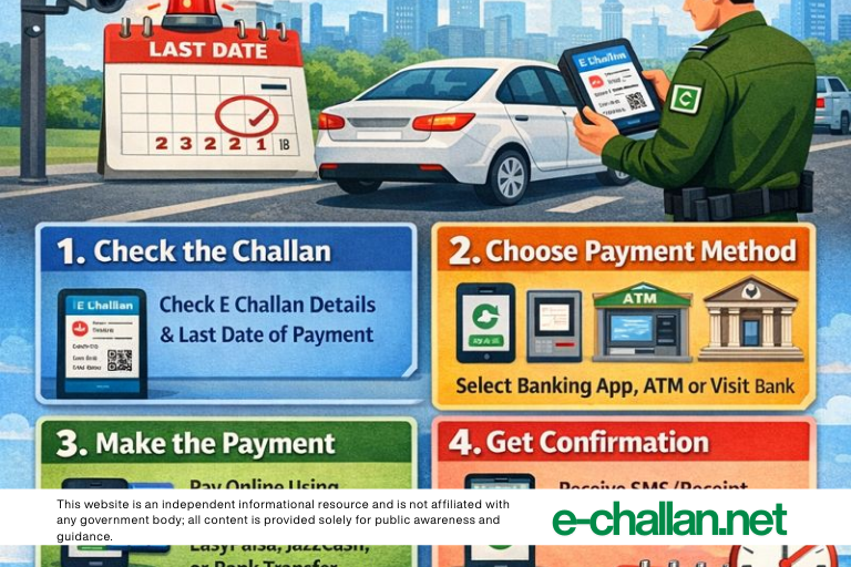 How to Pay E Challan Before the Last Date
