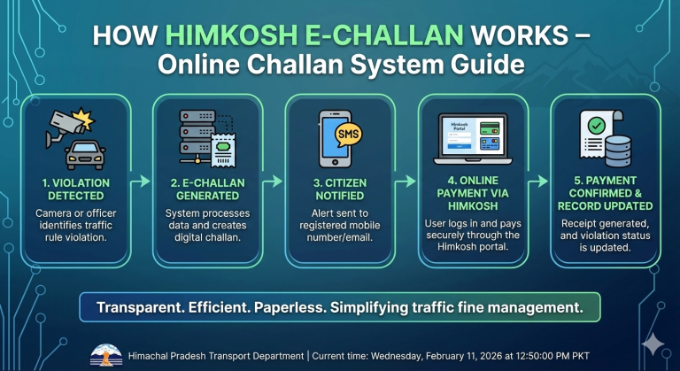 Himkosh E Challan Works