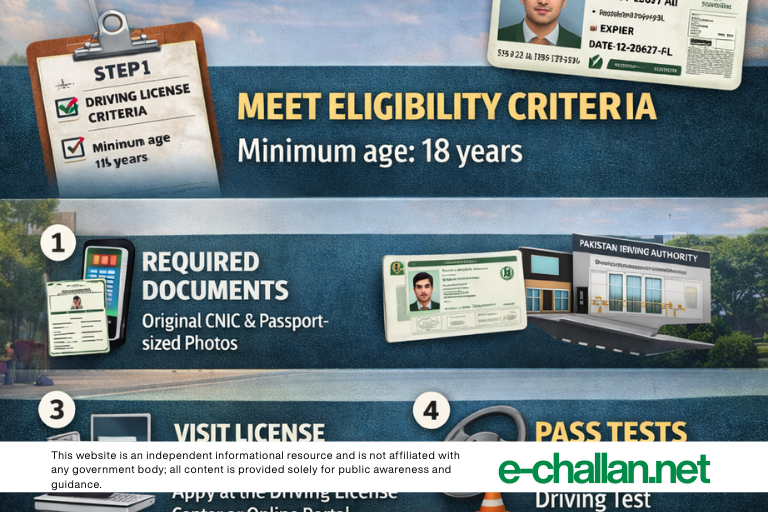 How to Apply for a Driving License in Pakistan