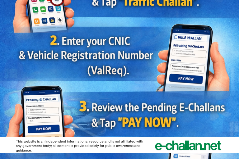How to Pay E-Challan Using JazzCash App