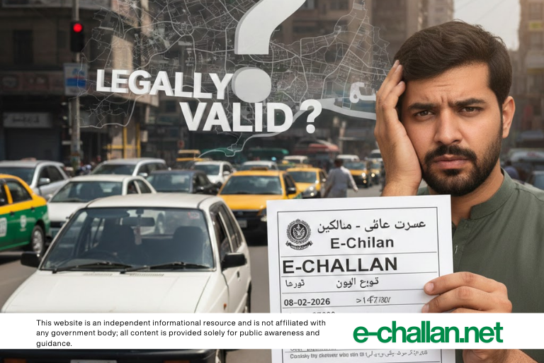 karachi e challan controversy explained