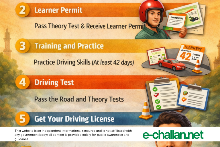 Step-by-Step Process to Apply for a Driving License in 2026