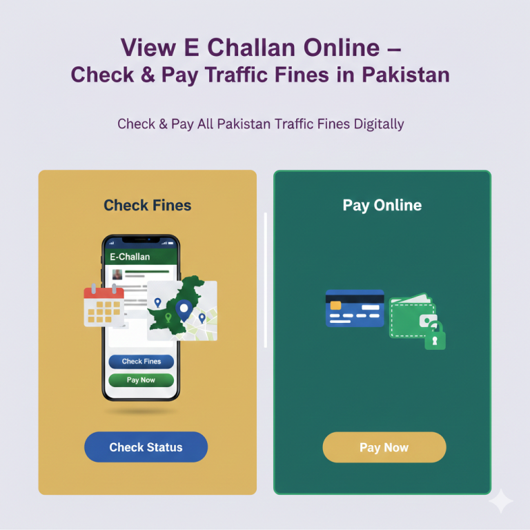 View E Challan Online – Check & Pay Traffic Fines in Pakistan
