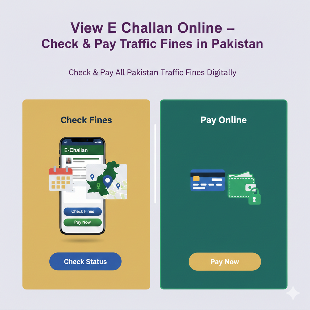 View E Challan Online – Check & Pay Traffic Fines in Pakistan