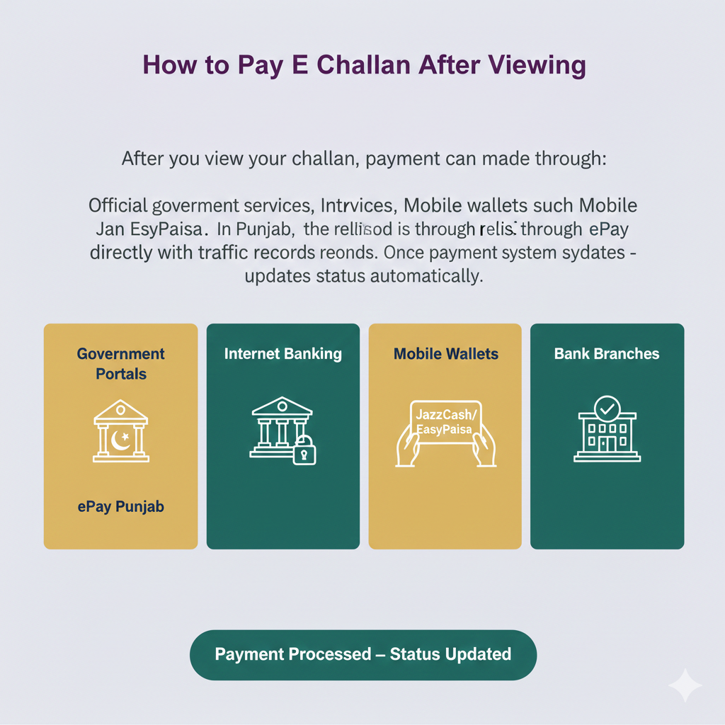 View E Challan online check