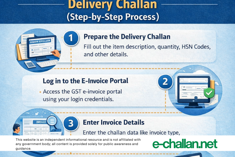 e invoice for delivery challan