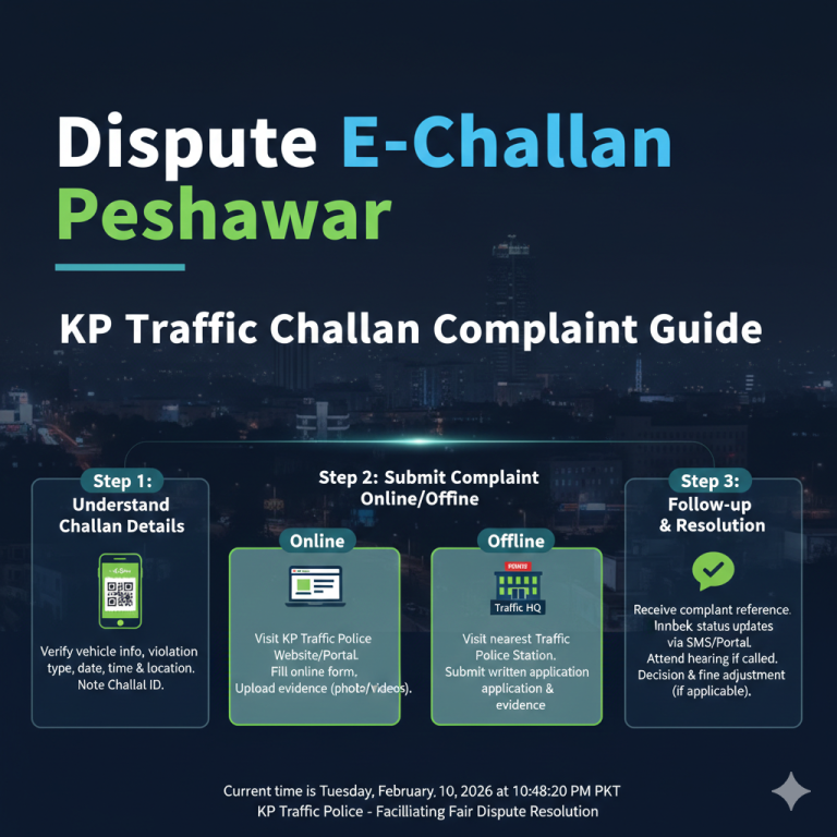 dispute e challan KP