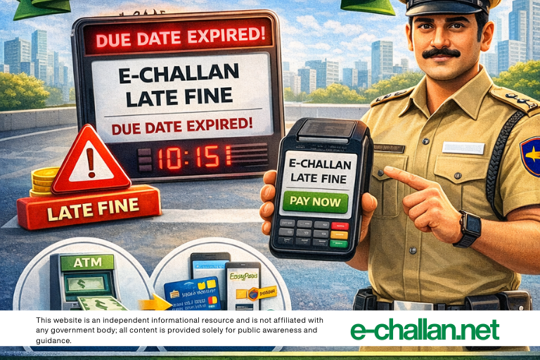 e challan due date passed