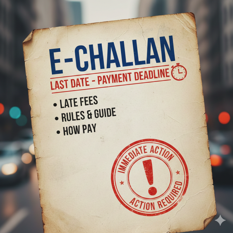 e Challan Last Date