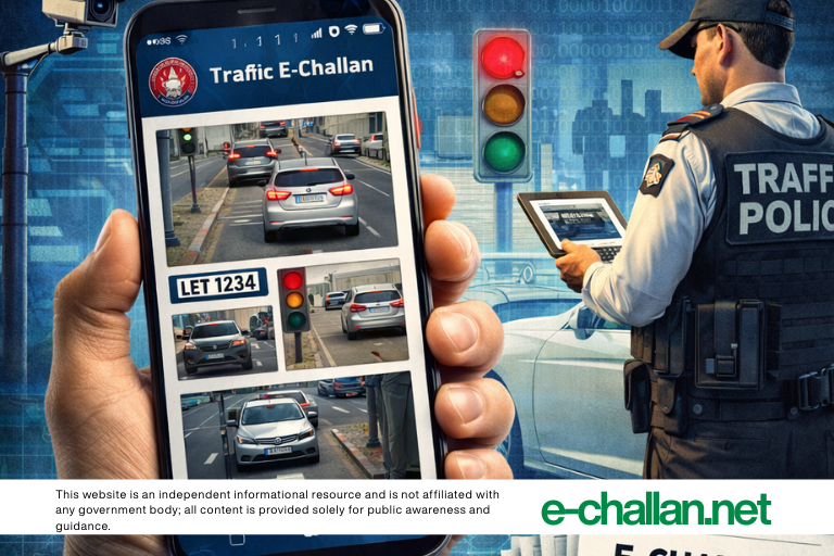 e challan photo check