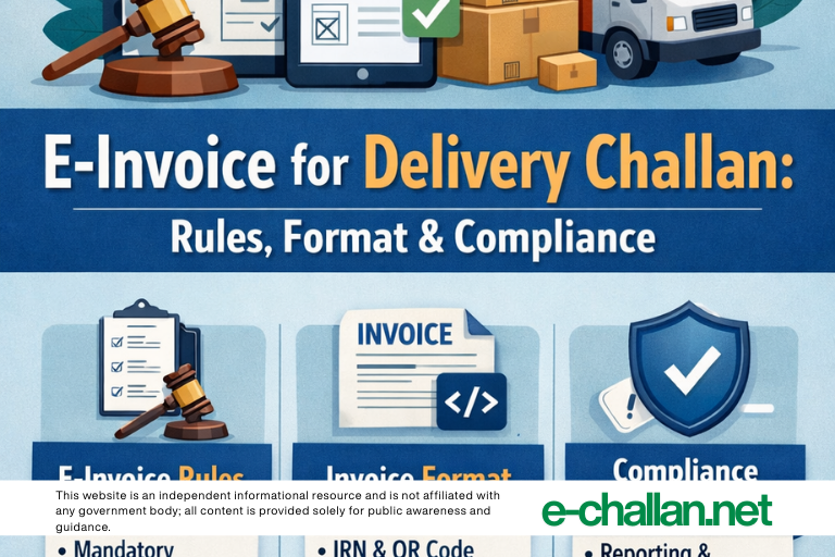 e invoice for delivery challan