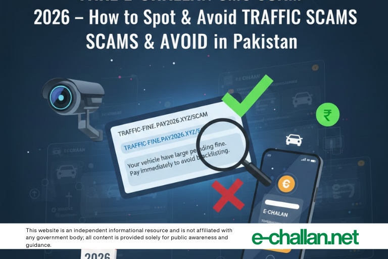 fake e challan sms scam 2026
