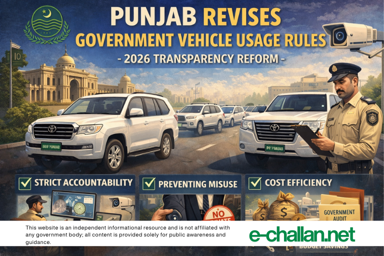 punjab revises government vehicle usage rules