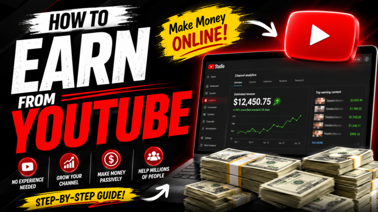 How to Earn From YouTube: A Complete Guide to Making Money on the Platform in 2026